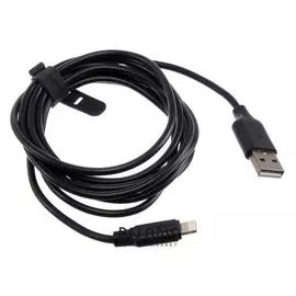 Кабель Crown Cmcu-3018l, Lightning - Usb, 2 А, 2 м, чёрный