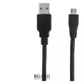 Кабель Luazon Micro USB - Usb, 1.3 м, для передачи данных, чёрный