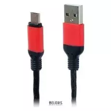 Кабель Luazon, Micro USB - Usb, 1 А, 1 м, черный