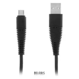Кабель Luazon, Micro USB - Usb, 1 А, 1 м, черный