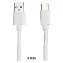 Кабель Luazon, Type-c - Usb, 1 А, 2 м, белый
