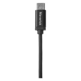 Кабель Maverick, USB - Type-c, 3 А, 1 метр, Quick Charge, чёрный