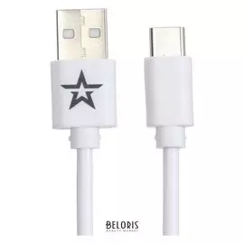 Кабель Red Line USB - Type-c, армия россии, белый