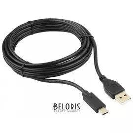 Кабель Type-c-usb 2.0, 3 м, Cablexpert, для подключения портативных устройств и периферии