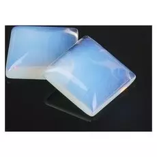 Кабошон "Лунный камень" квадрат 20*20мм (Набор 2шт)