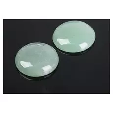 Кабошон "Нефрит" круг 25мм (Набор 2шт)