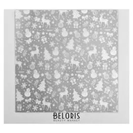 Калька декоративная «Новый год» 30,5 х 30,5 см