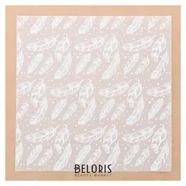 Калька декоративная «Перышки», 20 х 20 см