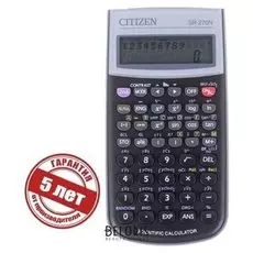 Калькулятор научный 10+2 разрядный, 80x154x14 мм, питание от батарейки, 236 формул