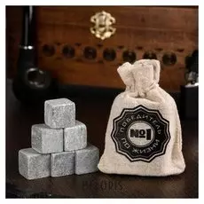 Камни для виски "Победитель по жизни", 6 шт.