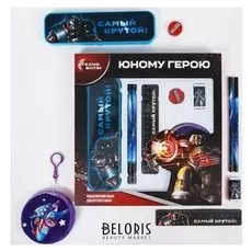 Канцелярский набор Юному герою 7 предметов