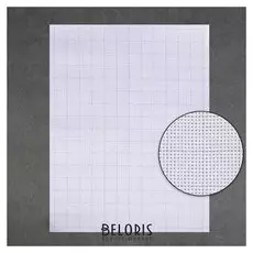 Канва для вышивания, в клетку, №11, 30 × 40 см, цвет белый