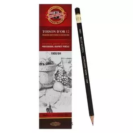 Карандаш чернографитный 6H