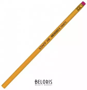 Карандаш чернографитный с ластиком HB