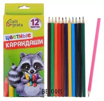 Карандаши 12 цветов