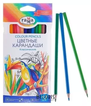 Карандаши 12 цветов
