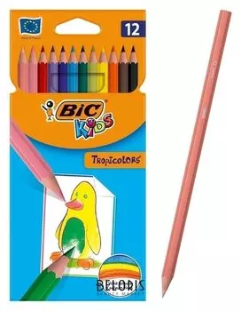 Карандаши 12 цветов Kids Tropicolors