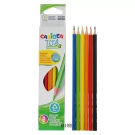 Карандаши 6 цветов Tita Triangular
