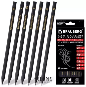 Карандаши чернографитные Black Jack