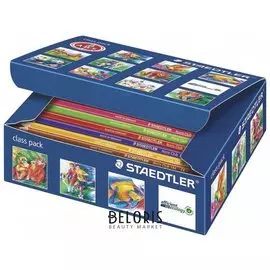 Карандаши цветные 12 цветов, 144 штуки Noris Club