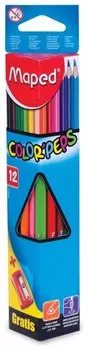 Карандаши цветные 12 цветов Color Pep's