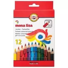 Карандаши цветные 12 цветов Mona Lisa