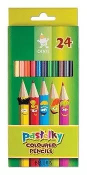 Карандаши цветные 24 цвета Центы