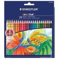 Карандаши цветные 24 цвета Noris Club