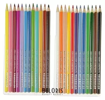 Карандаши цветные Triocolor, 24 цвета