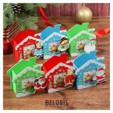 Карандашница "Снежный домик"