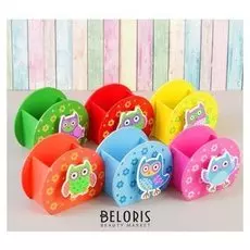 Карандашница "Совята" с прищепкой