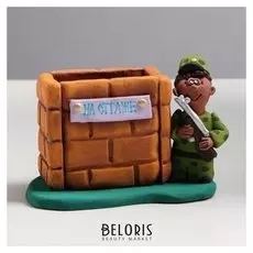 Карандашница "Военный"