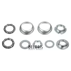 Каретка Fp-b701 для односоставных шатунов, комплект из 9 элементов, цвет серебристый