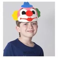Карнавальная маска «Клоун» на резинке, поролон