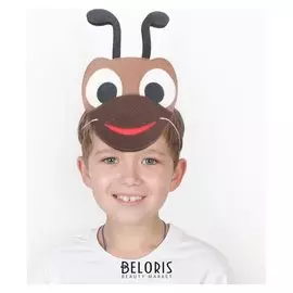 Карнавальная маска «Муравей» на резинке, поролон