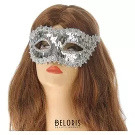 Карнавальная маска «Венеция», цвет серебряный