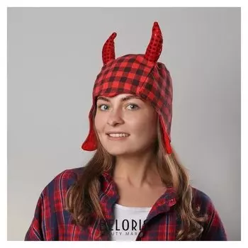 Карнавальная шапка «Чёрт»