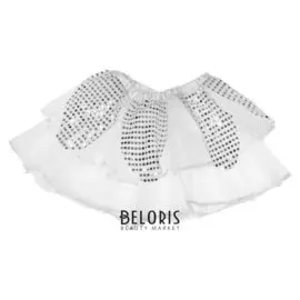 Карнавальная юбка "Цветочек" 2-х слойная 4-6 лет