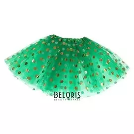 Карнавальная юбка "Горох" 3-х слойная, 4-6 лет