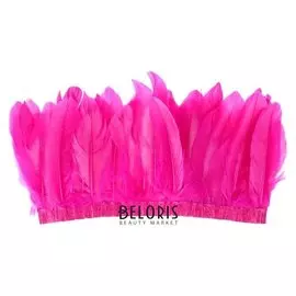 Карнавальный головной убор «Индеец», с перьями, цвет фуксия