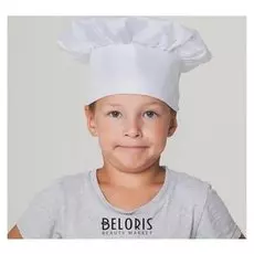 Карнавальный колпак "Повар", обхват головы 53-57 см, цвет белый