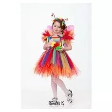 Карнавальный костюм «Бабочка радужная», сделай сам, корсет, ленты, брошки, аксессуары