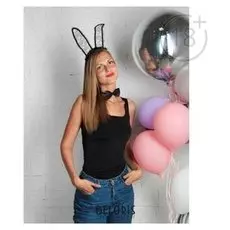 Карнавальный костюм «Твоя зая», бабочка, ушки