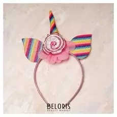 Карнавальный ободок «Единорог», с цветком