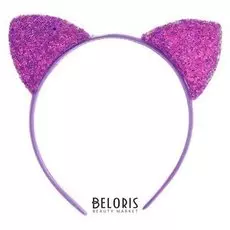 Карнавальный ободок «Кошечка», цвет фуксия