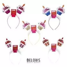 Карнавальный ободок «Пироженка со свечкой», виды