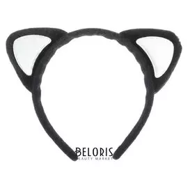 Карнавальный ободок «Ушки», цвет белый