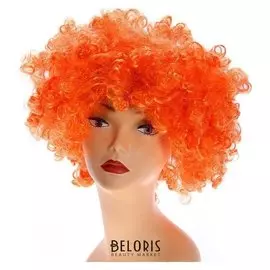 Карнавальный парик «Объём», цвет оранжевый, 120 г