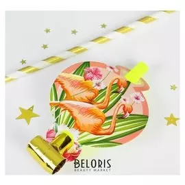 Карнавальный язычок «Фламинго», набор 6 шт.