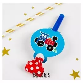 Карнавальный язычок «Паровоз», набор 6 шт.